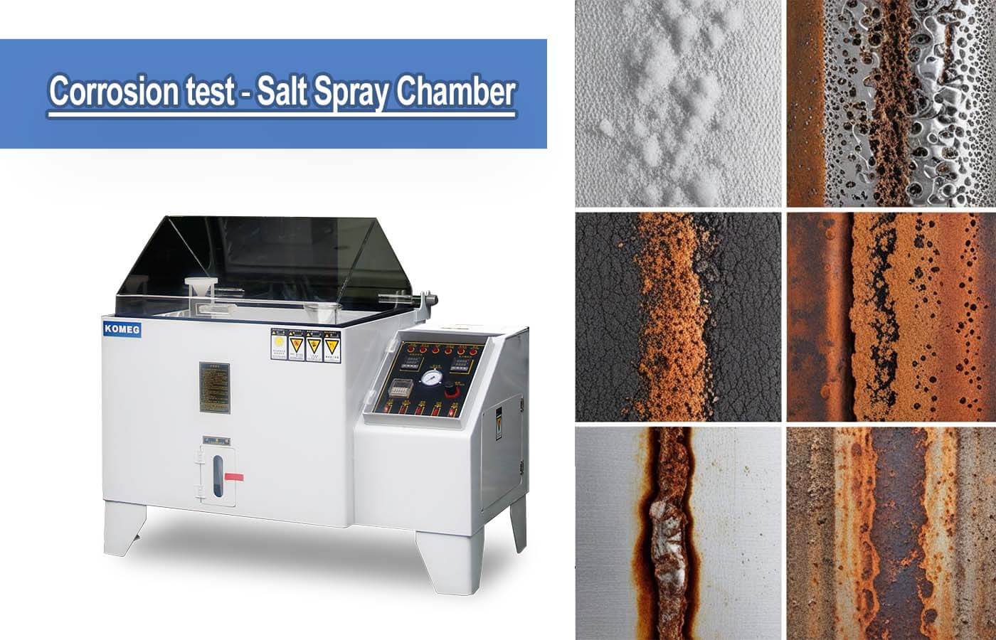 Corrosion test: Salt Spray Chamber
