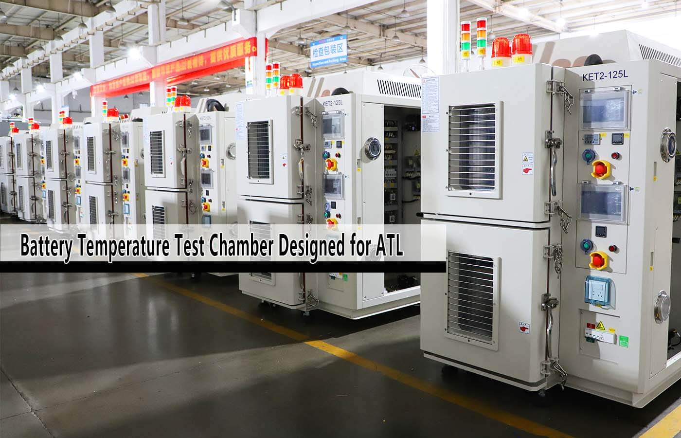 Battery Temperature Test Chambers Designed for ATL - KOMEG Chambers